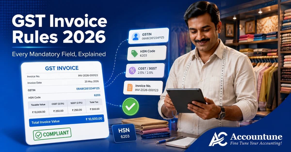 GST Invoice Rules in 2026: Every Mandatory Field, Explained